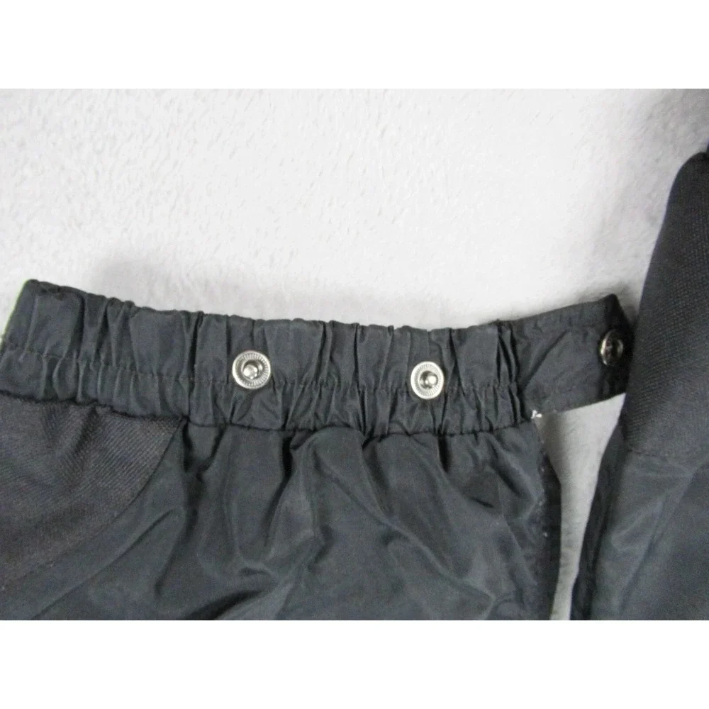 Columbia Rain Pants Men Medium Black Elastic Adjustable Pocket 28x29 Vintage 90s